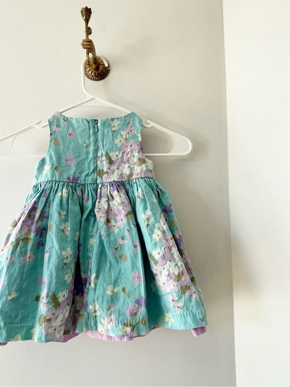 Baby Gap Painted Floral 100% Linen Dress | 6-12m